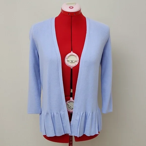 TALBOTS petite lavender purple size small cardigan - Picture 1 of 13